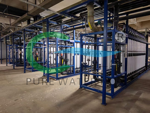 純水一號又一4.8GW異質(zhì)結(jié)電池項目配套的400T/H超純水系統(tǒng)投入運行。