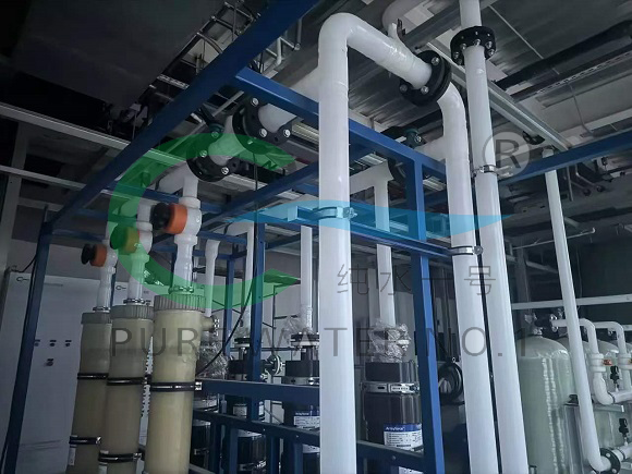 純水一號承建某6-8寸碳化硅外延項目配套超純水系統(tǒng)，超純水美標(biāo)E-1.2標(biāo)準(zhǔn)，順利產(chǎn)水。